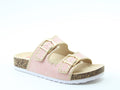 New heavenly feet sandy sliders sandals pink