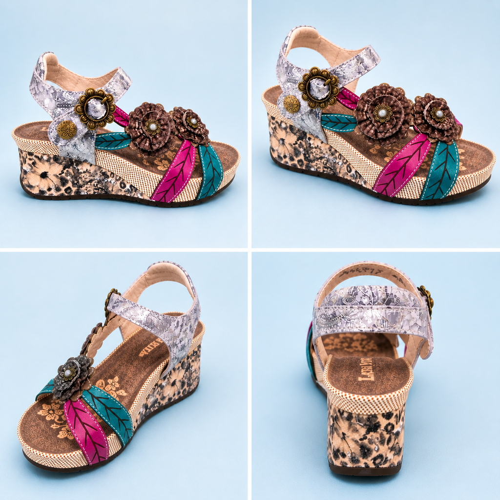 Laura vita wedge sandals
