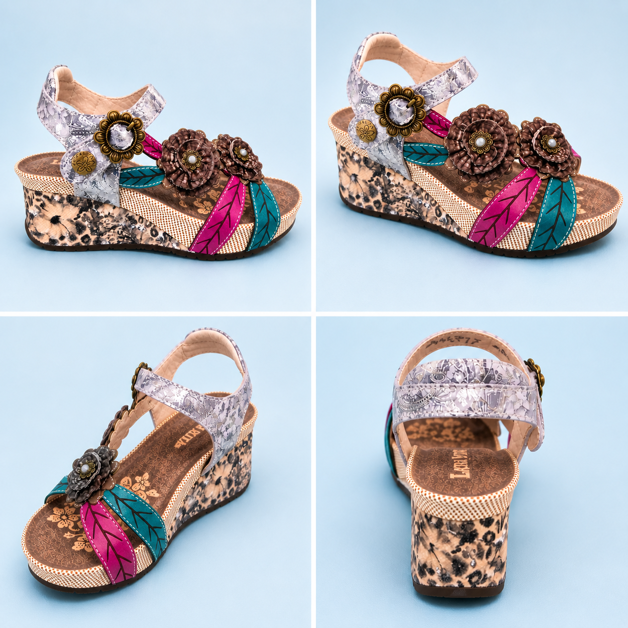 Laura vita wedge sandals
