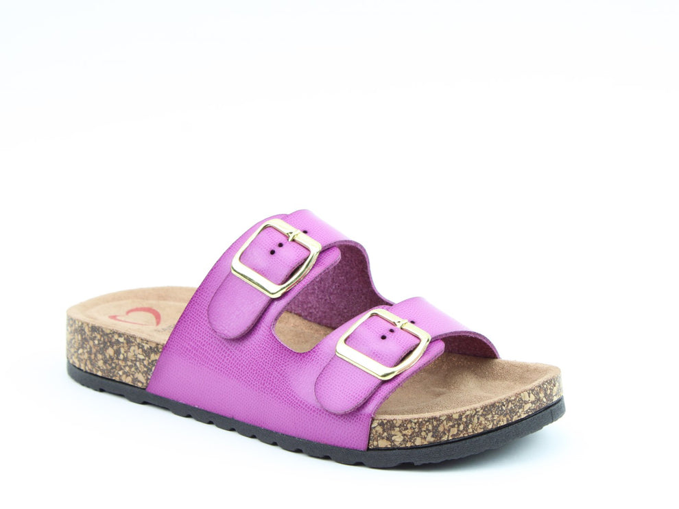 New heavenly feet harmony sliders sandals pink