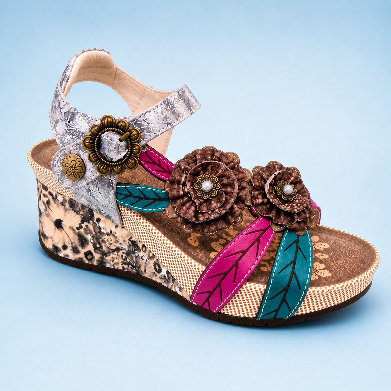 Laura vita wedge sandals